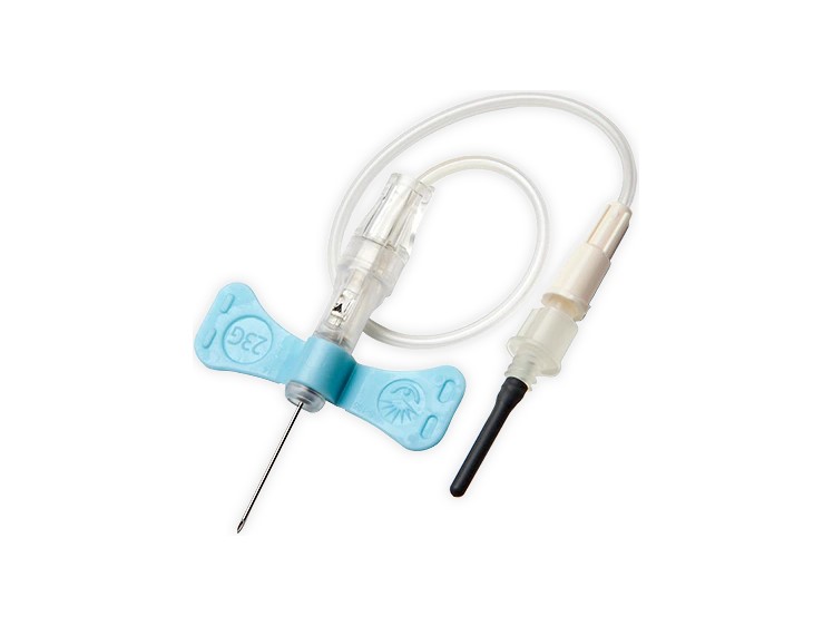 Blood set collection w/ Luer adapter, 21G * 0.75”, 12” tubing